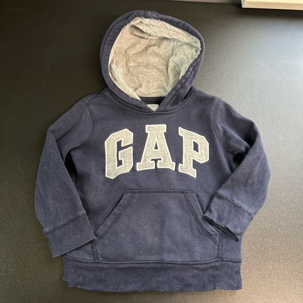 Gap Boys Hoddie 4 Years Blue Cozy Warm‎ Winter Casual Daycare